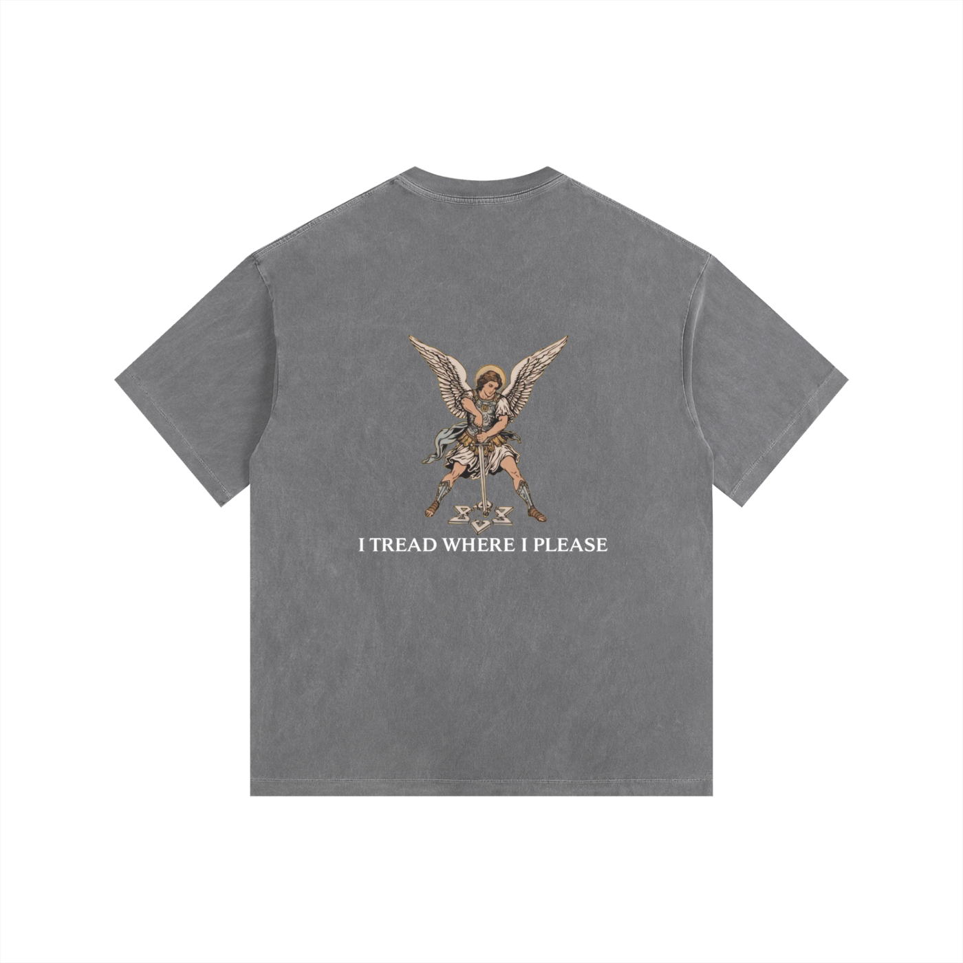 “I Tread Where I Please” St. Michael Archangel Tee