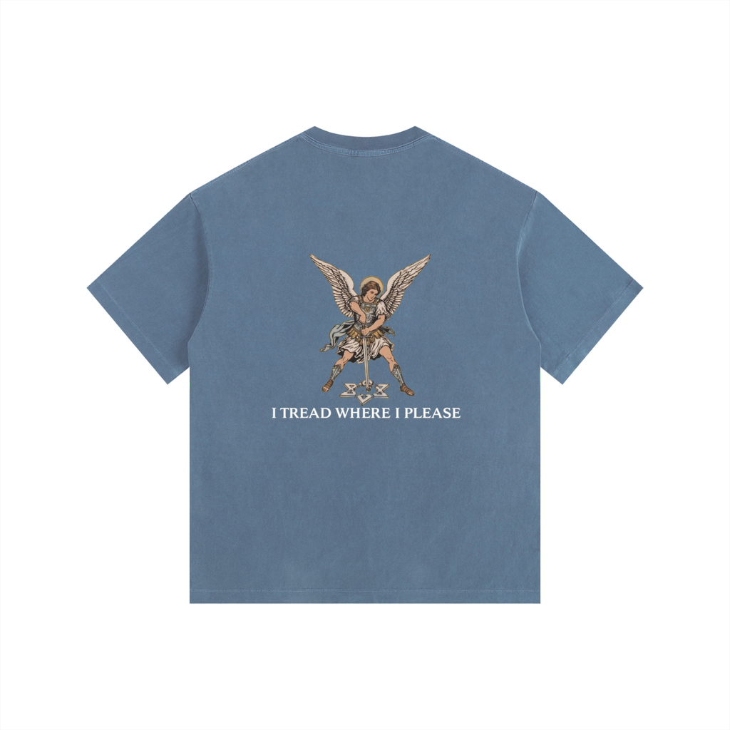 “I Tread Where I Please” St. Michael Archangel Tee