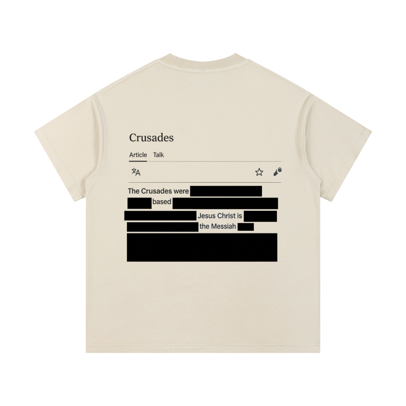 Crusades Wiki Tee