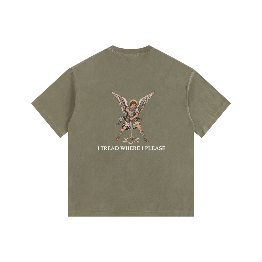 “I Tread Where I Please” St. Michael Archangel Tee