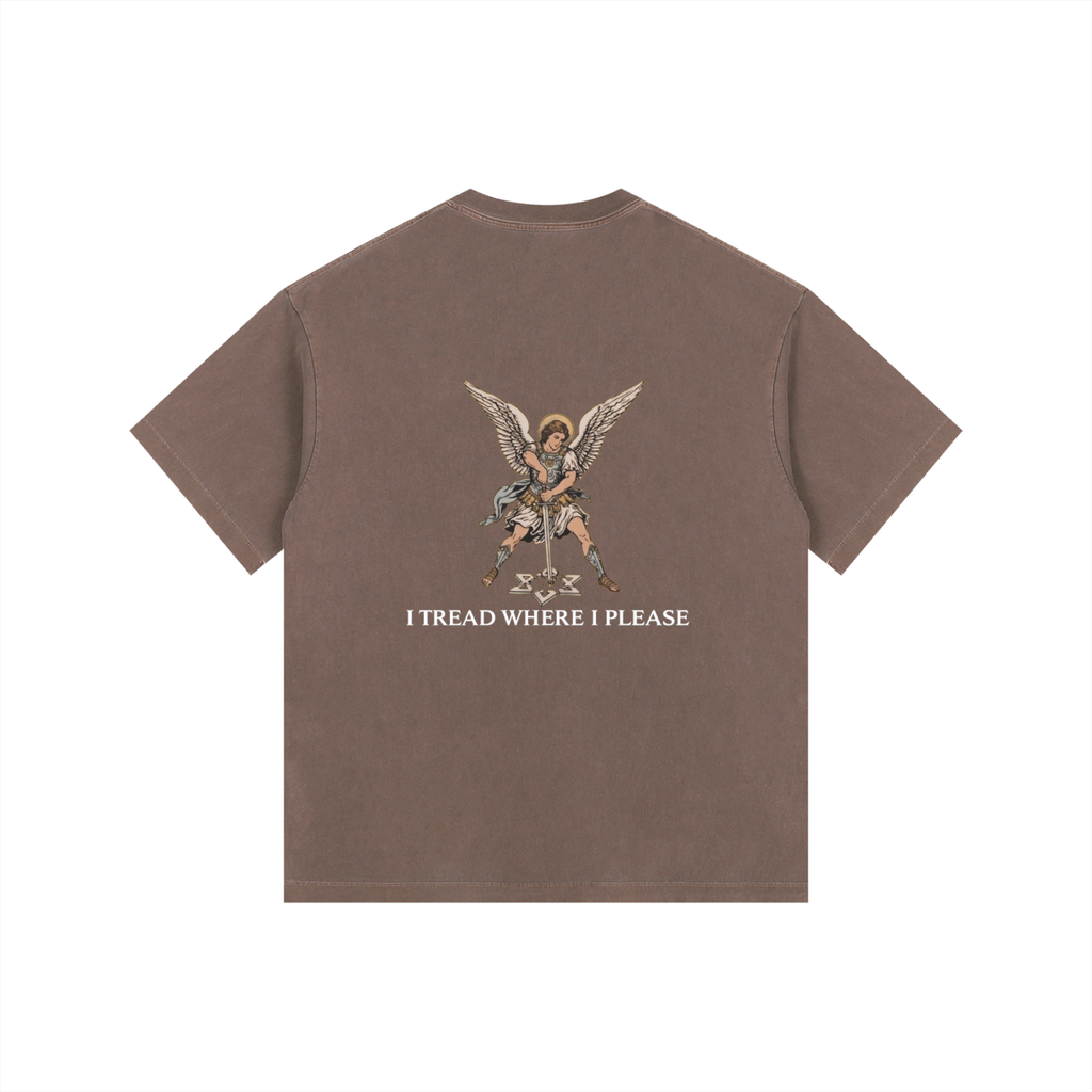 “I Tread Where I Please” St. Michael Archangel Tee