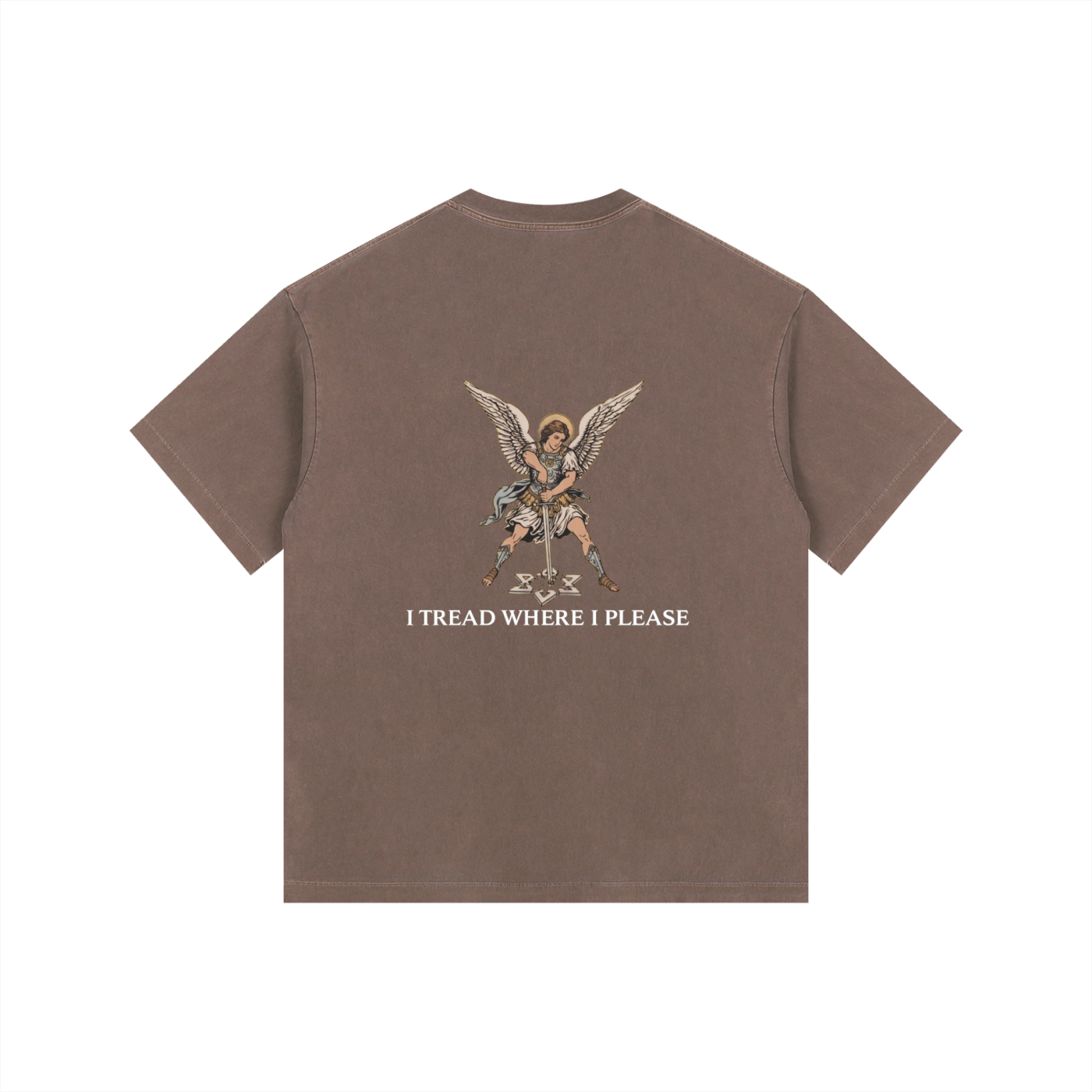 “I Tread Where I Please” St. Michael Archangel Tee