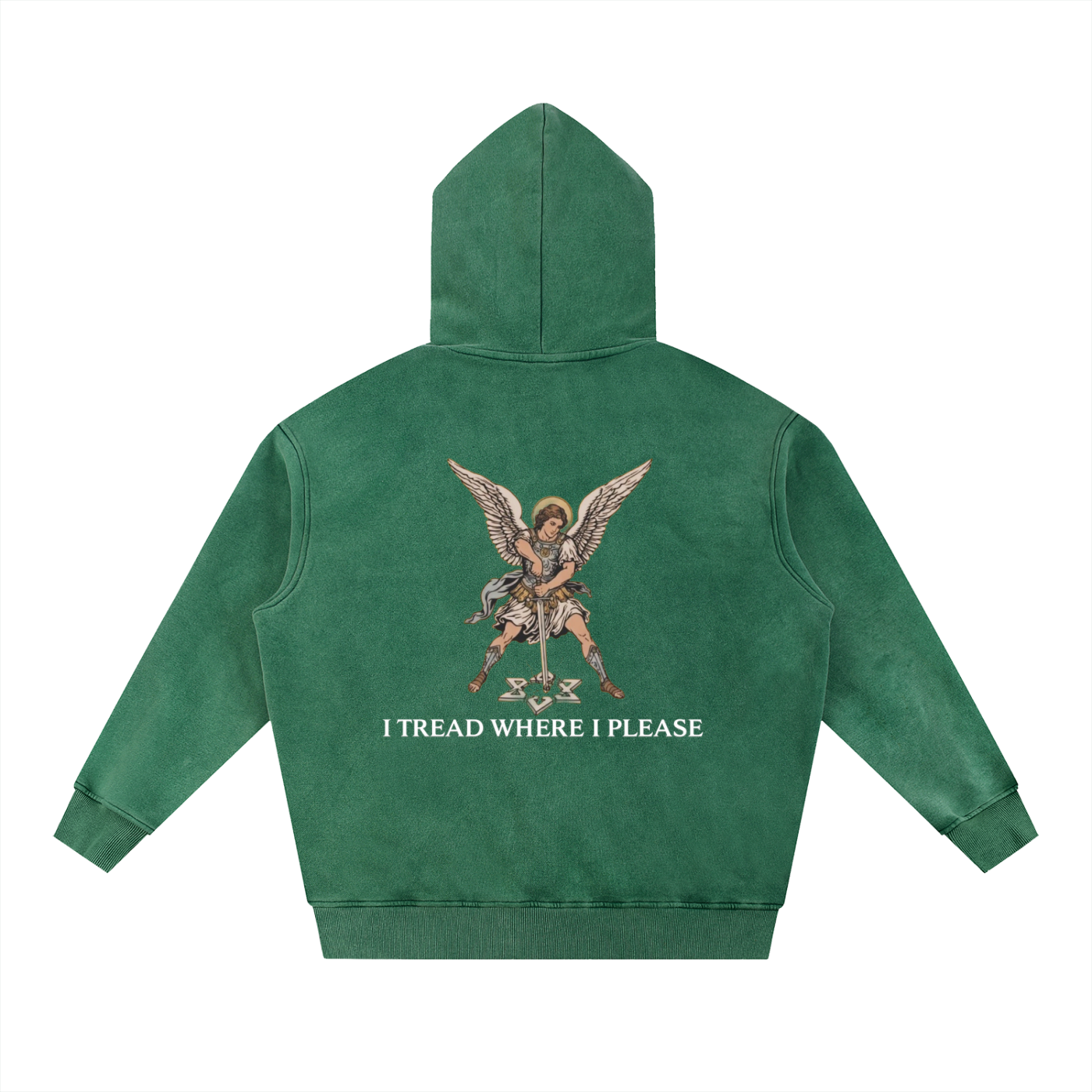 “I Tread Where I Please” St. Michael Archangel Hoodie
