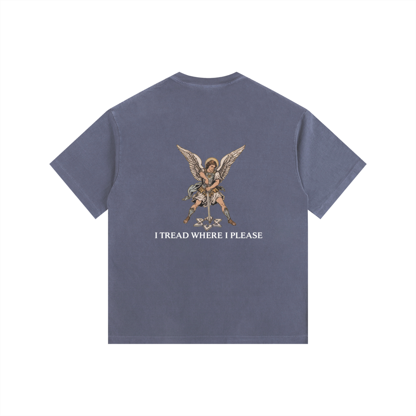 “I Tread Where I Please” St. Michael Archangel Tee