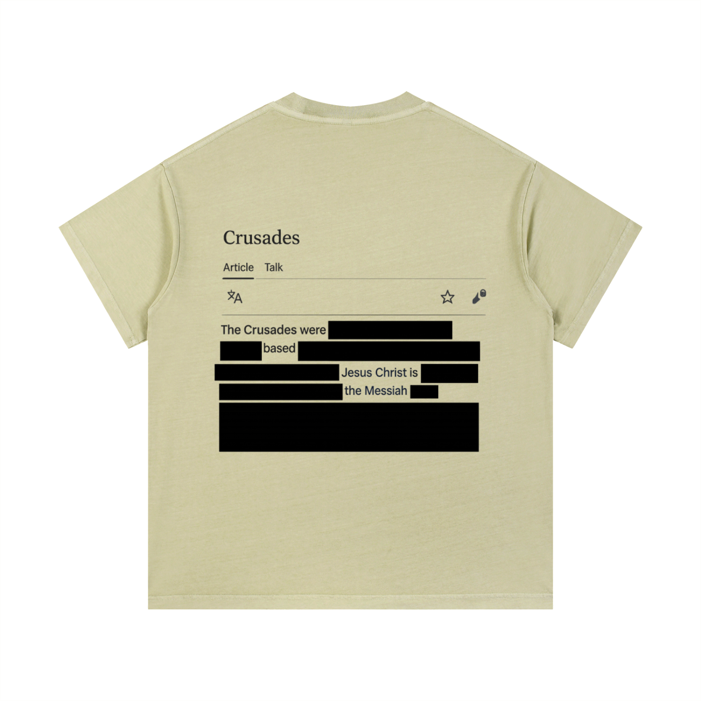 Crusades Wiki Tee