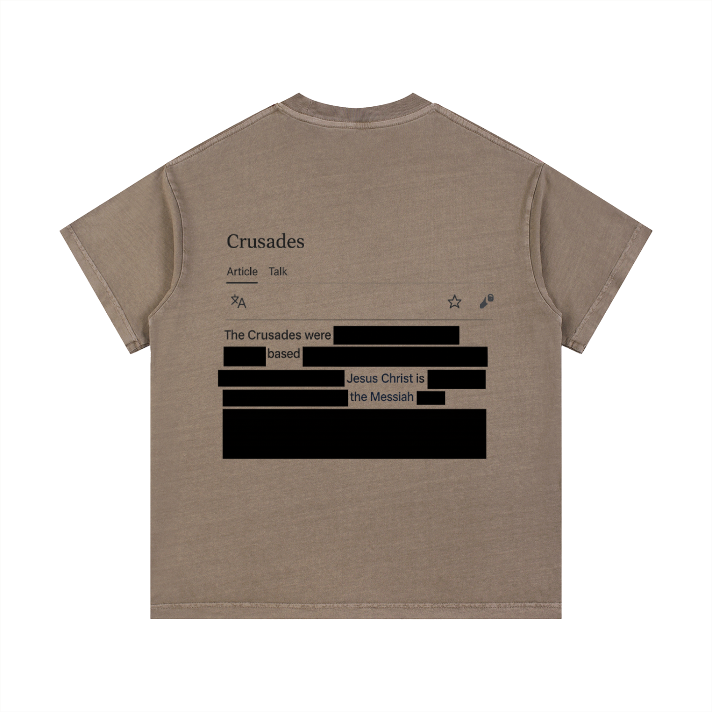 Crusades Wiki Tee