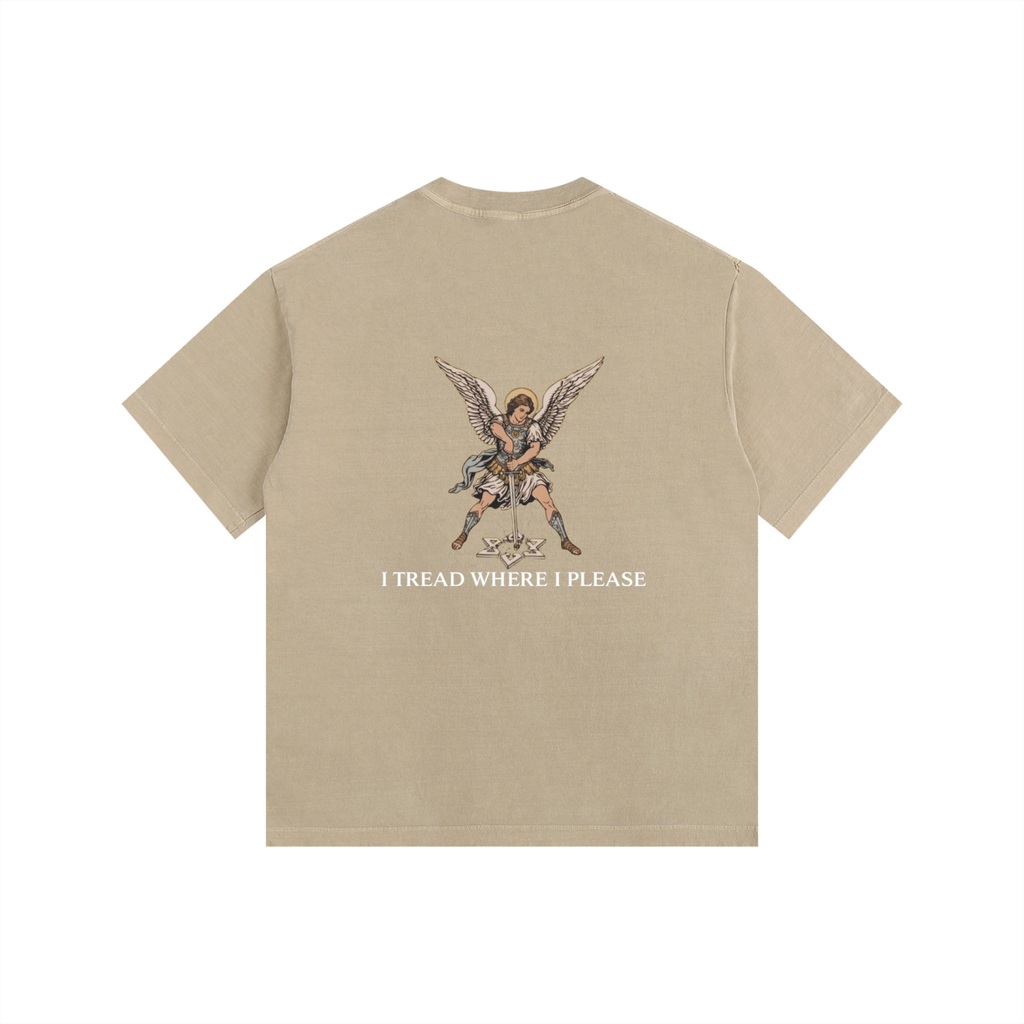 “I Tread Where I Please” St. Michael Archangel Tee