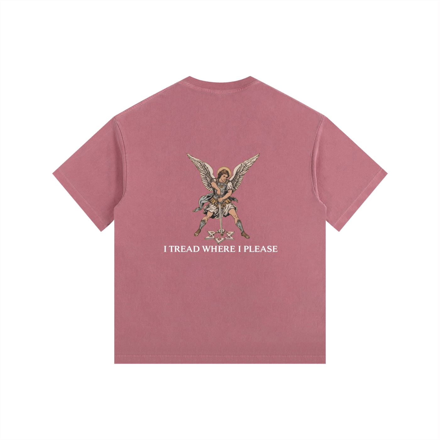 “I Tread Where I Please” St. Michael Archangel Tee