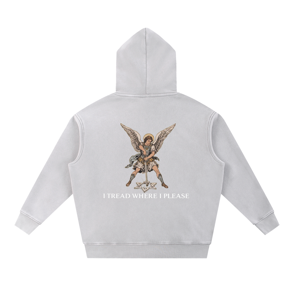 “I Tread Where I Please” St. Michael Archangel Hoodie