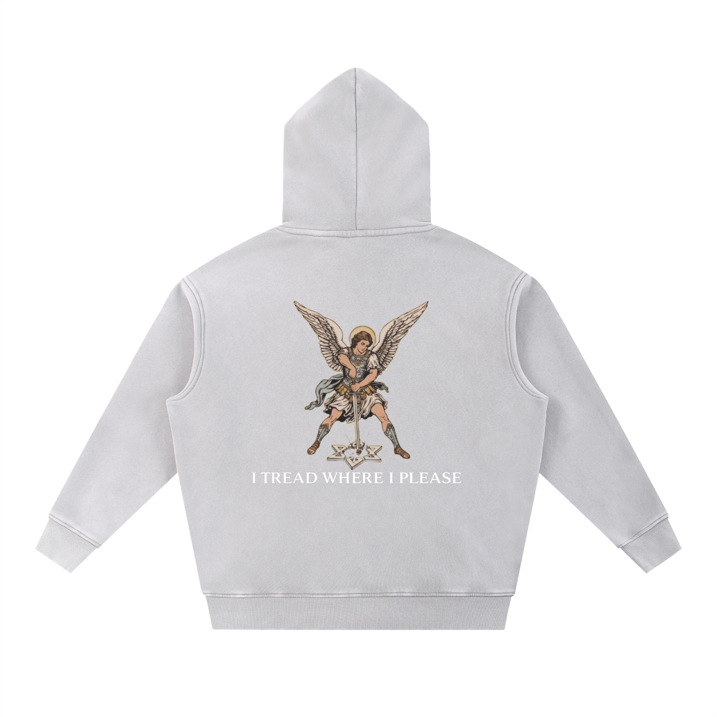“I Tread Where I Please” St. Michael Archangel Hoodie