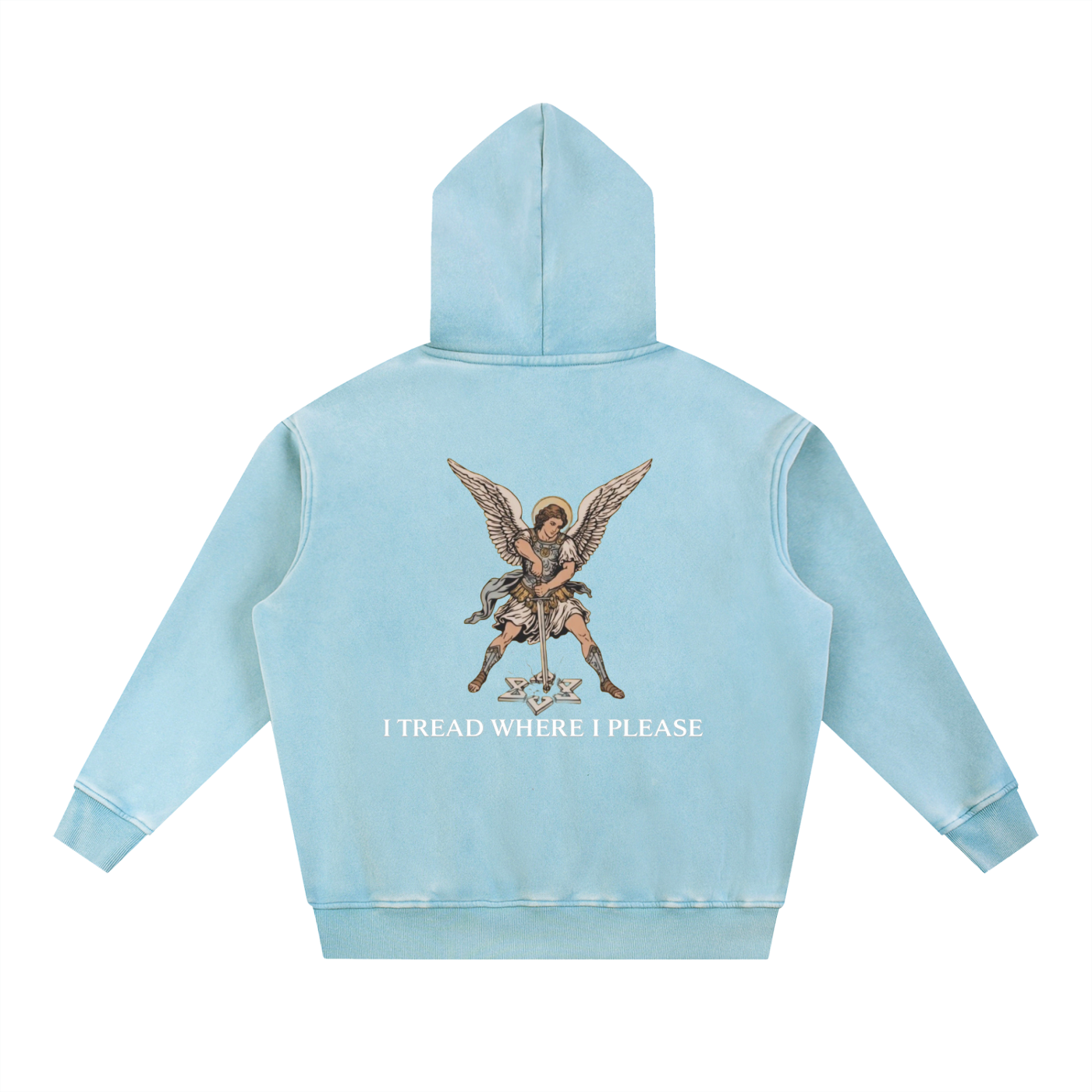 “I Tread Where I Please” St. Michael Archangel Hoodie