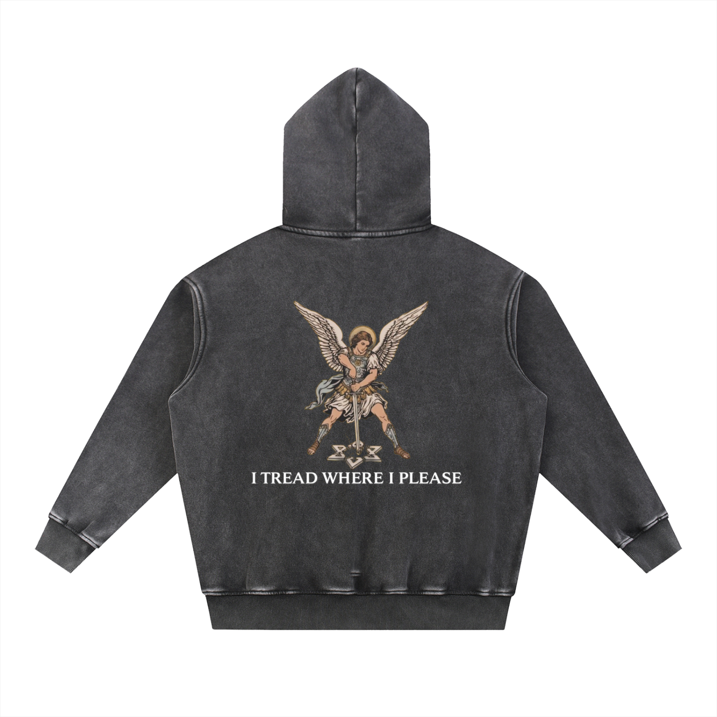 “I Tread Where I Please” St. Michael Archangel Hoodie