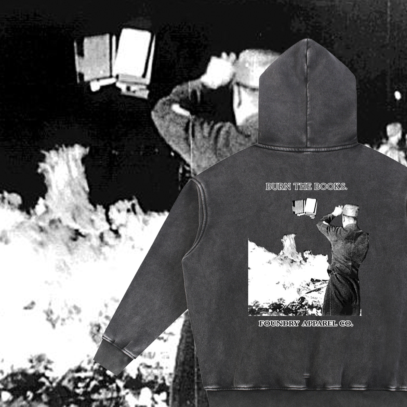 “BURN THE BOOKS” Hoodie