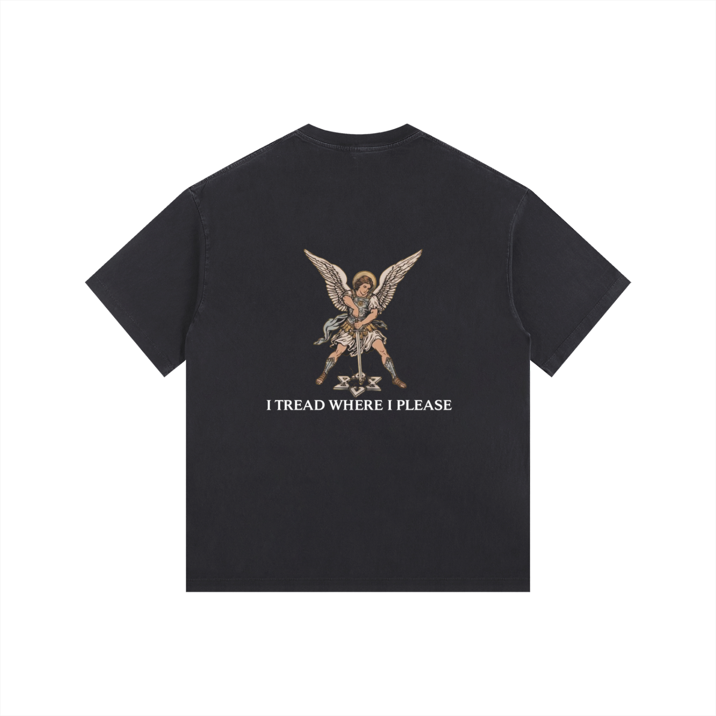 “I Tread Where I Please” St. Michael Archangel Tee